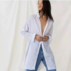 Free People Velvet Shirt Dress